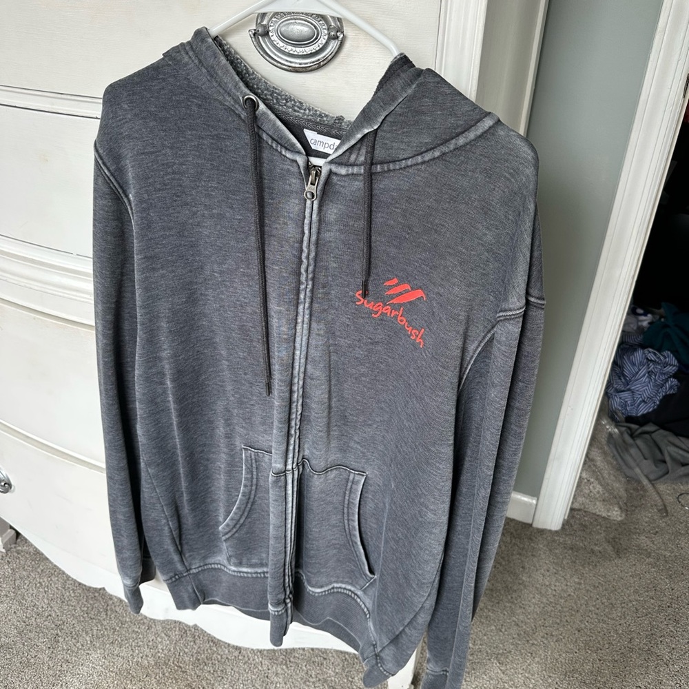 Sugar Charcoal Women's Zip-Up Hoodie